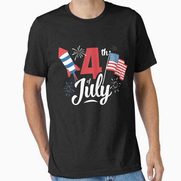 Item preview, 4th July Fireworks & USA Flag America Independence Day designed and sold by Lenny Stahl.