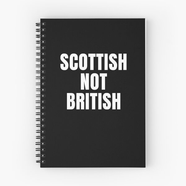 Artikelvorschau, Schottisch, nicht britisch - große weiße Schrift entworfen und verkauft von Indy2tees.