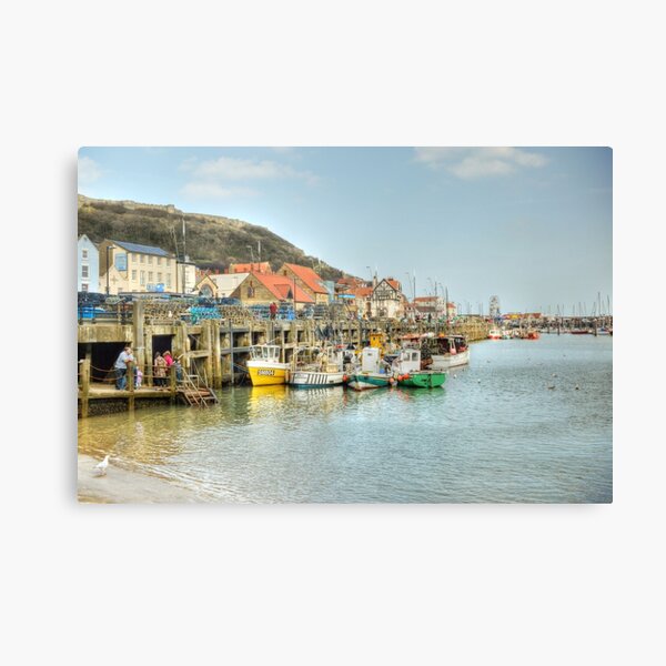 Bridlington Harbour Canvas Print