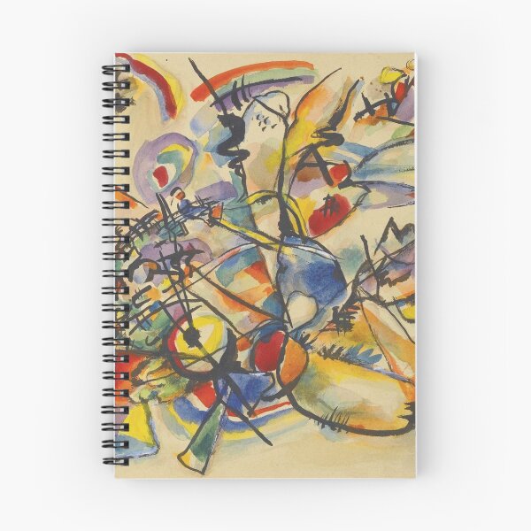 Item preview, Beautiful vintage Vassily Kandinsky abstract painting art designed and sold by Vintage Designs +.