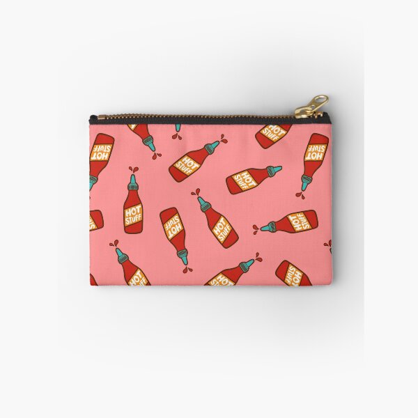 Item preview, Hot Stuff Hot Sauce Pattern in Peachy Pink designed and sold by evannave.