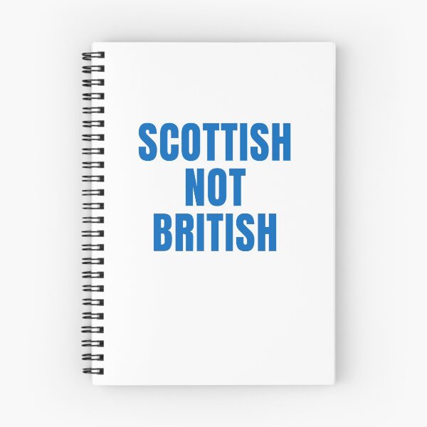 Artikelvorschau, Schottisch, nicht britisch - große blaue Schrift entworfen und verkauft von Indy2tees.