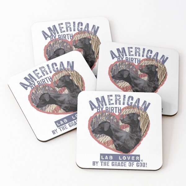 Item preview, Patriotic Labrador Retriever Design-blue font designed and sold by LifeCrush.