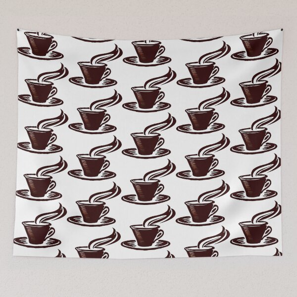 Item preview, Coffee Charging Battery funny energy levels brown coffee cup and saucer with steam designed and sold by Deegital18.