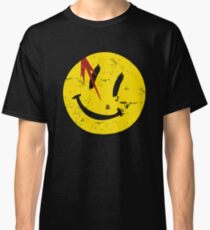 Wächter-Symbol-Lächeln-Weinlese Classic T-Shirt