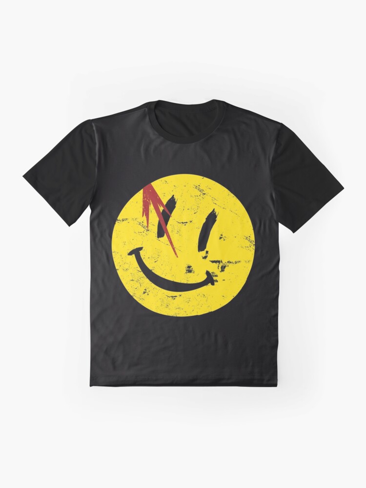 watchmen smiley t shirt