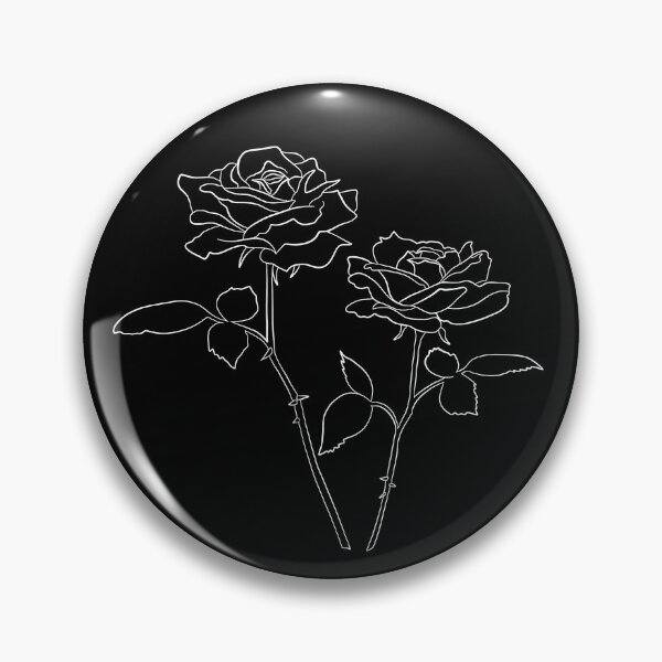 Item preview, 2 Roses Minimalist Line Art Drawing designed and sold by Melody Watson.