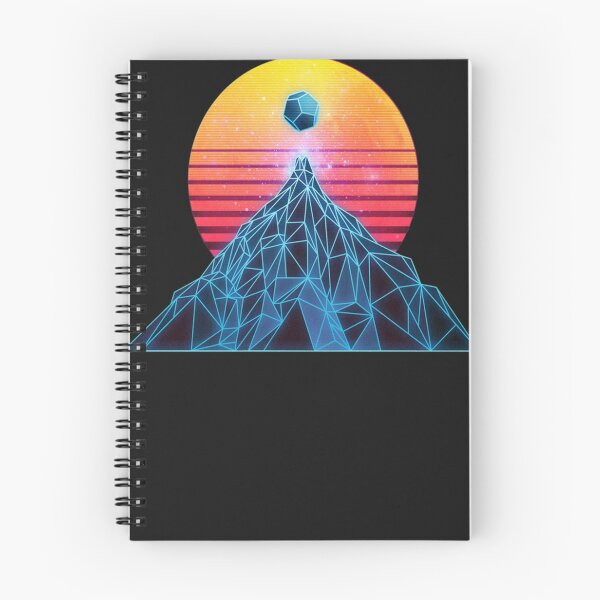 Item preview, Synthwave Wire frame Mountain Classic T-Shirt designed and sold by AnthonyMonk.