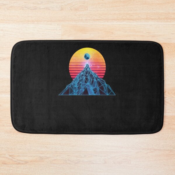 Item preview, Synthwave Wire frame Mountain Classic T-Shirt designed and sold by AnthonyMonk.