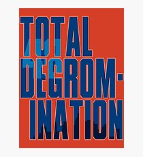 Total deGromination In Blue Photographic Print