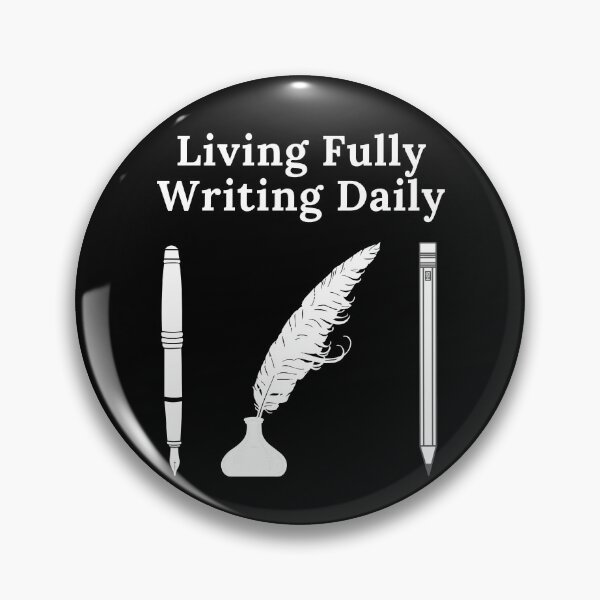 Item preview, Living Fully Writing Daily designed and sold by TheKnightWriter.
