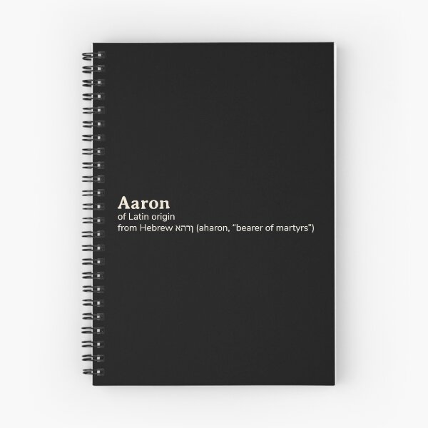 Item preview, Aaron name etymology designed and sold by YourNameStory.