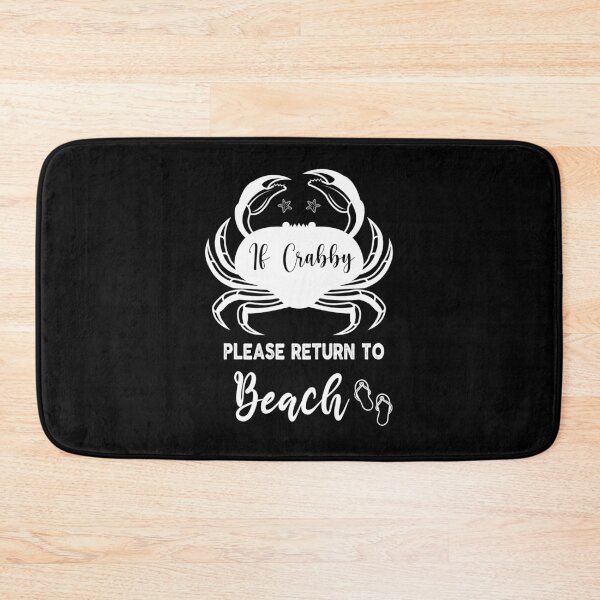 Item preview, If Crabby Please Return To Beach, Beaching Not Teaching  I'm a better person when I'm tan  Funny Meme Gift for Best Friend boyfriend girlfriend designed and sold by joygift369.
