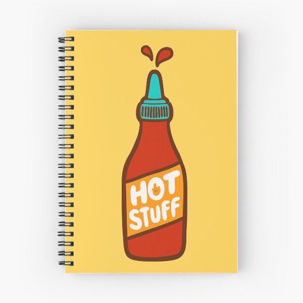 Item preview, Hot Stuff Hot Sauce Pattern in Yellow designed and sold by evannave.