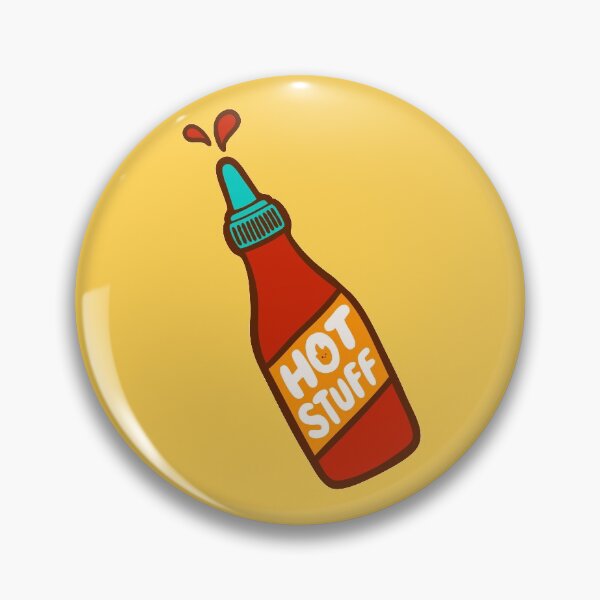 Item preview, Hot Stuff Hot Sauce Pattern in Yellow designed and sold by evannave.