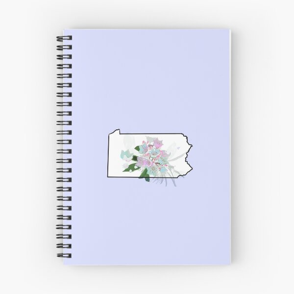 Item preview, Pennsylvania State Outline with Mountain Lourey Flower designed and sold by girljohnny.