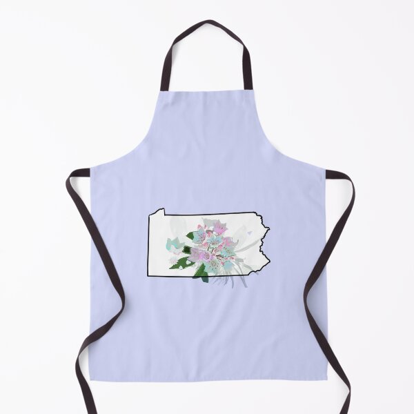 Item preview, Pennsylvania State Outline with Mountain Lourey Flower designed and sold by girljohnny.