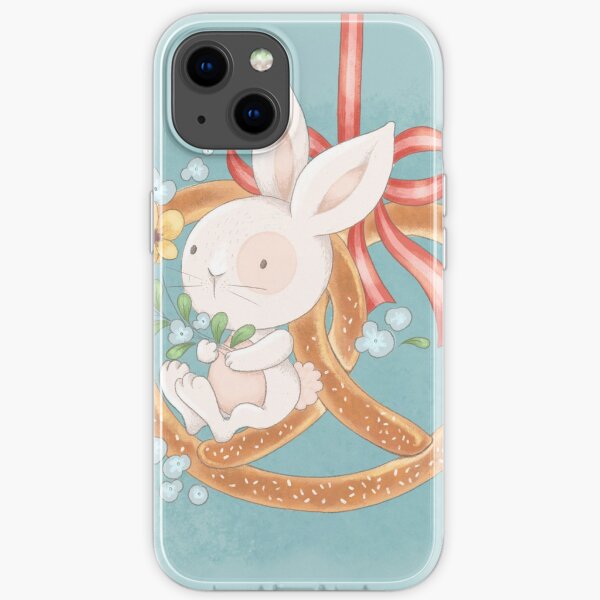 Me and my pretzel turquoise iPhone Soft Case