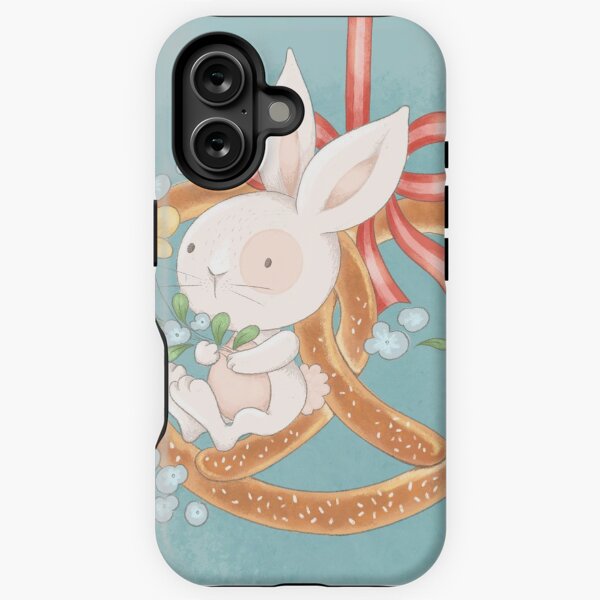 Me and my pretzel turquoise iPhone Tough Case