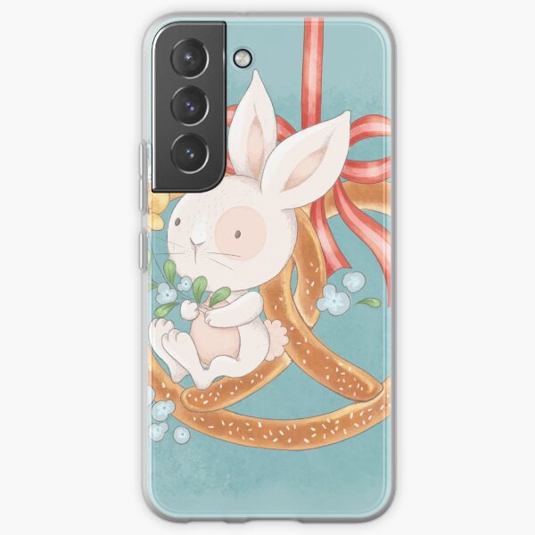 Me and my pretzel turquoise Samsung Galaxy Soft Case