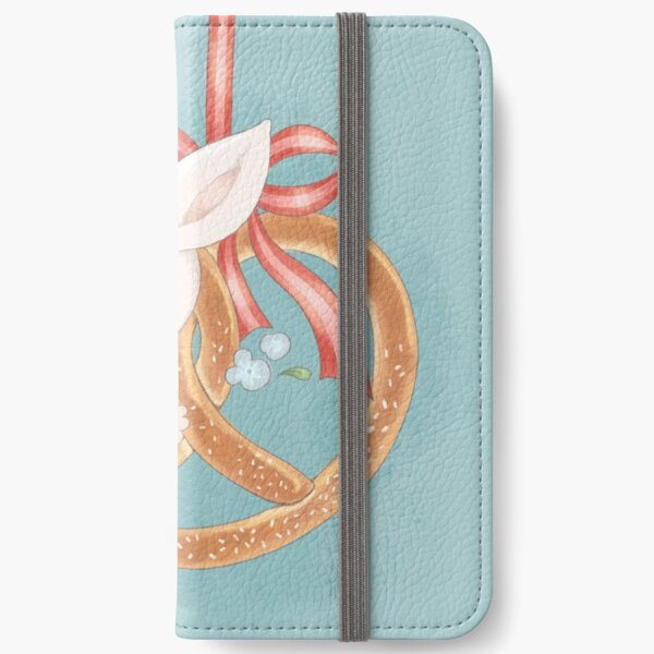 Me and my pretzel turquoise iPhone Wallet