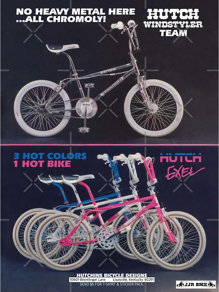 "Hutch vintage BMX Poster ad" Sticker for Sale by Artyssytb Redbubble