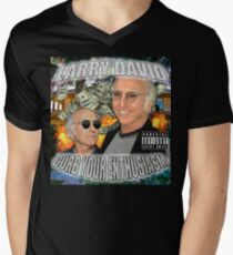 LARRY DAVID Men's V-Neck T-Shirt