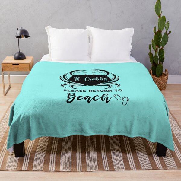 Item preview, If Crabby Please Return To Beach, Beaching Not Teaching I'm a better person when I'm tan Funny Meme Gift for Best Friend boyfriend girlfriend designed and sold by joygift369.