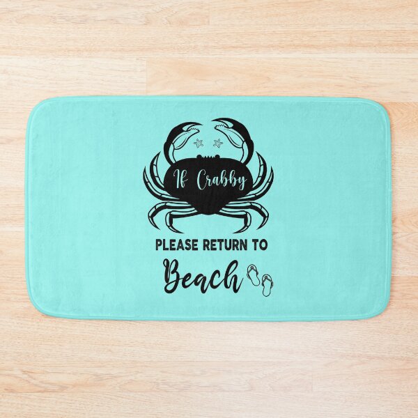 Item preview, If Crabby Please Return To Beach, Beaching Not Teaching  I'm a better person when I'm tan  Funny Meme Gift for Best Friend boyfriend girlfriend designed and sold by joygift369.