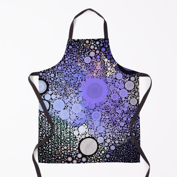 Item preview, blue circle mosaic tile designed and sold by ZubiyaArt.