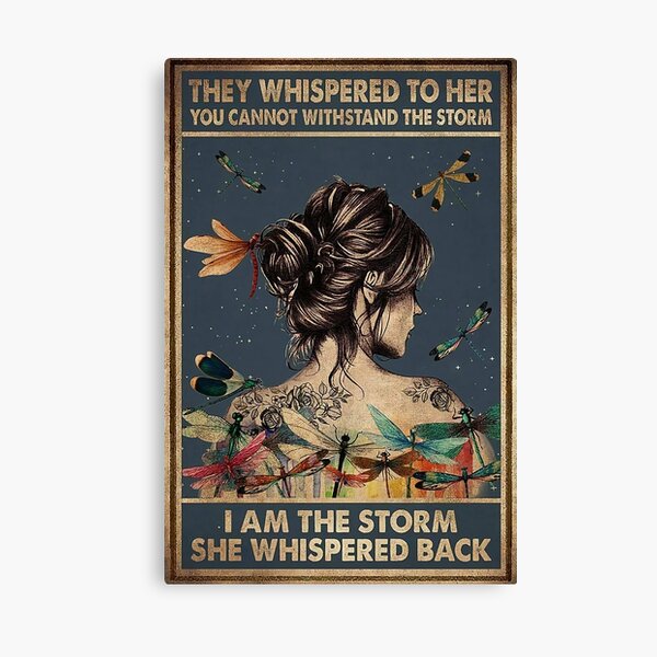 I Am The Strom Canvas Print