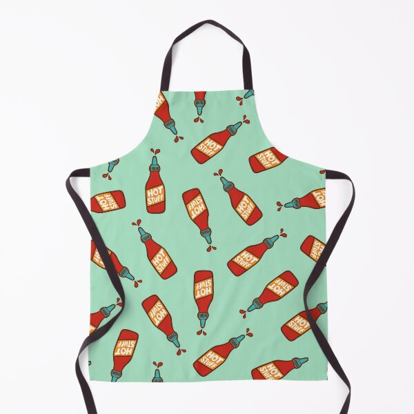 Item preview, Hot Stuff Hot Sauce Pattern in Mint designed and sold by evannave.