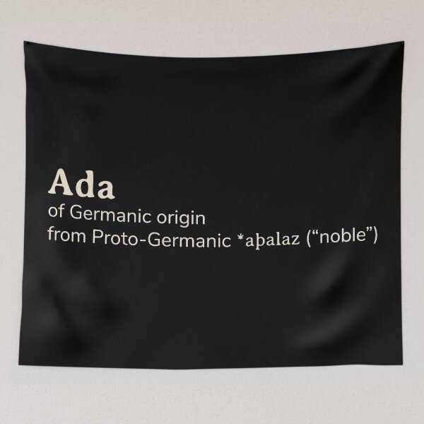 Item preview, Ada name etymology designed and sold by YourNameStory.