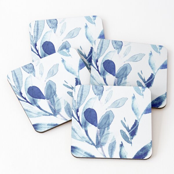 Item preview, BLUE eucalyptus,watercolor plant designed and sold by Myartspace.