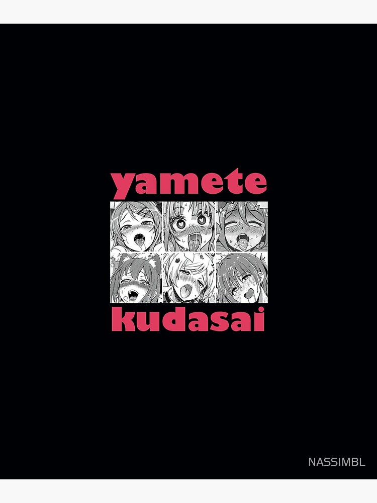 yamete kudasai  Sticker for Sale by NASSIMBL