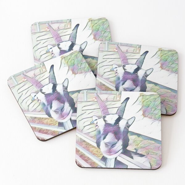 Item preview, Goat Smile In Watercolour designed and sold by Fearless-Fox.