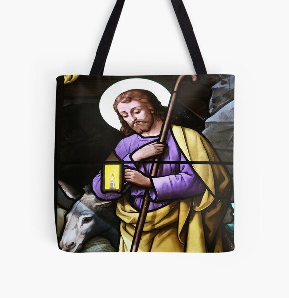 Saint Joseph All Over Print Tote Bag