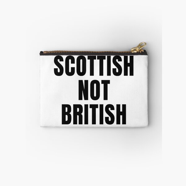 Item preview, Scottish not British - large black font designed and sold by Indy2tees.