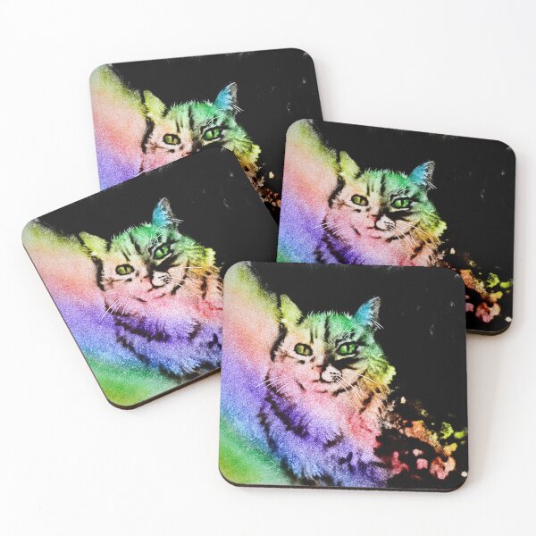 Item preview, Kilo the Rainbow Cat designed and sold by sandexperiment.