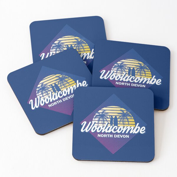 Item preview, Woolacombe North Devon Retro Summer Surfing Design designed and sold by CynthiaGraphics.