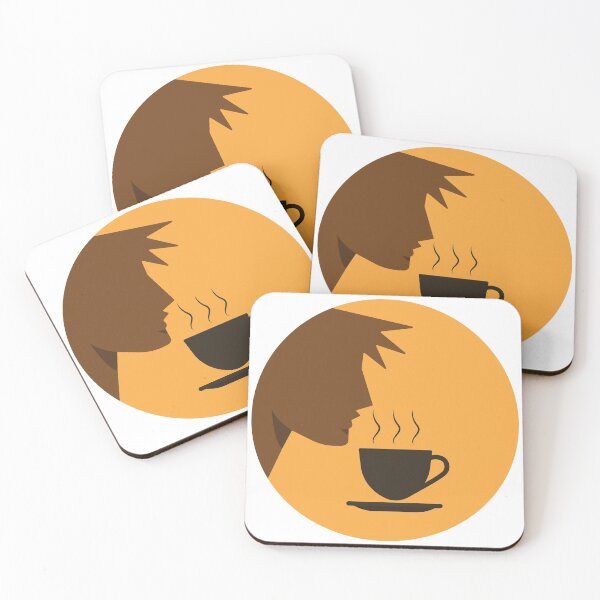 Item preview, Man smelling coffee designed and sold by Tropium-Designs.