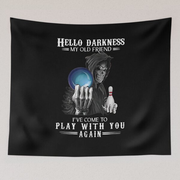 Item preview, Bowling Hello Darkness My Old Friend Play With You  designed and sold by zpruby.