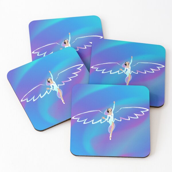 Item preview, Katy Perry Cry About It Later Rihanna Wings Logo Colorful Dark Blue Background designed and sold by cryaboutitnow.