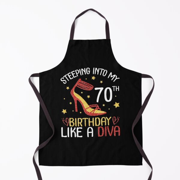Item preview, Stepping Into My 70th Birthday Like A Diva Happy To Me Mom  designed and sold by zpruby.