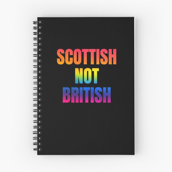 Artikelvorschau, Schottisch, nicht britisch - große Regenbogenschrift entworfen und verkauft von Indy2tees.