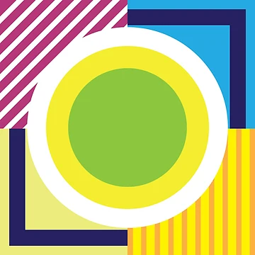 Artwork thumbnail, Square Geometric Pattern #2 by EMIRSDQ