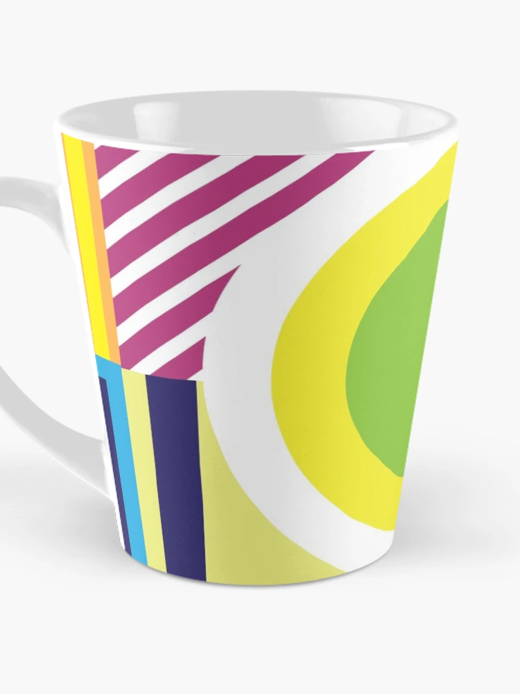 Thumbnail 3 of 4, Coffee Mug, Square Geometric Pattern #2 designed and sold by EMIRSDQ.