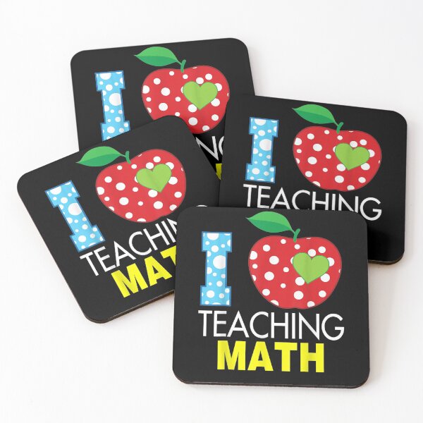 Item preview, I Love Teaching Math Teacher Back To School First Day Of  designed and sold by zpruby.