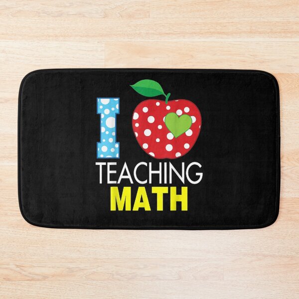 Item preview, I Love Teaching Math Teacher Back To School First Day Of  designed and sold by zpruby.