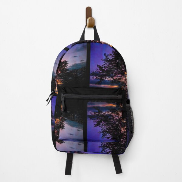 Item preview, Mirrored Silhouette Of Trees At Sunset designed and sold by alabca.